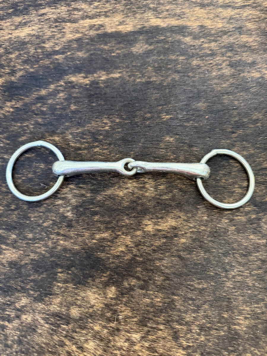 4.5 inch O Ring Snaffle Horse Bit    B1302