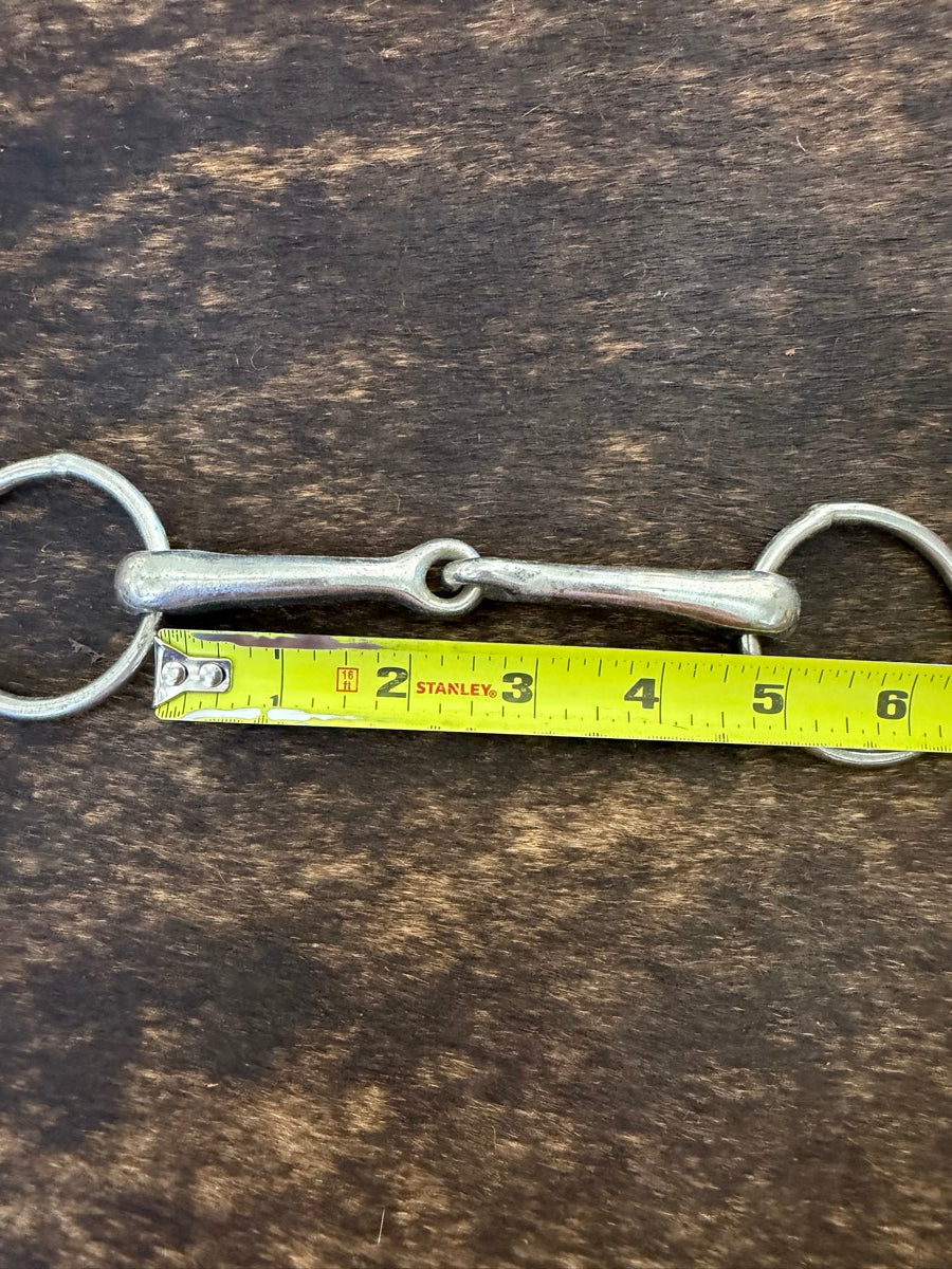 4.5 inch O Ring Snaffle Horse Bit    B1302