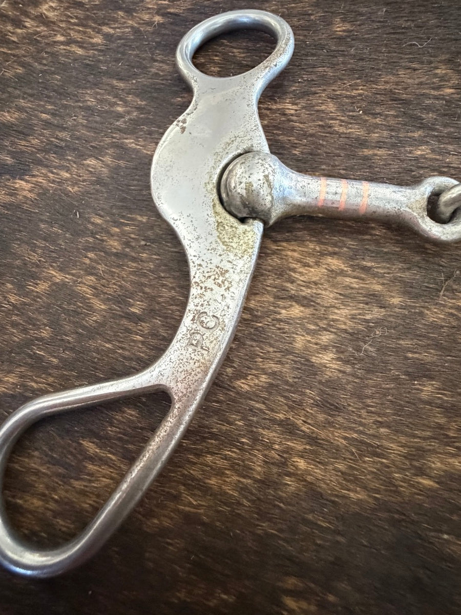 Professionals Choice Bob Avila Santa Rosa Shank Dog Bone Roller Mouth Horse Bit    B1301 (Copy)