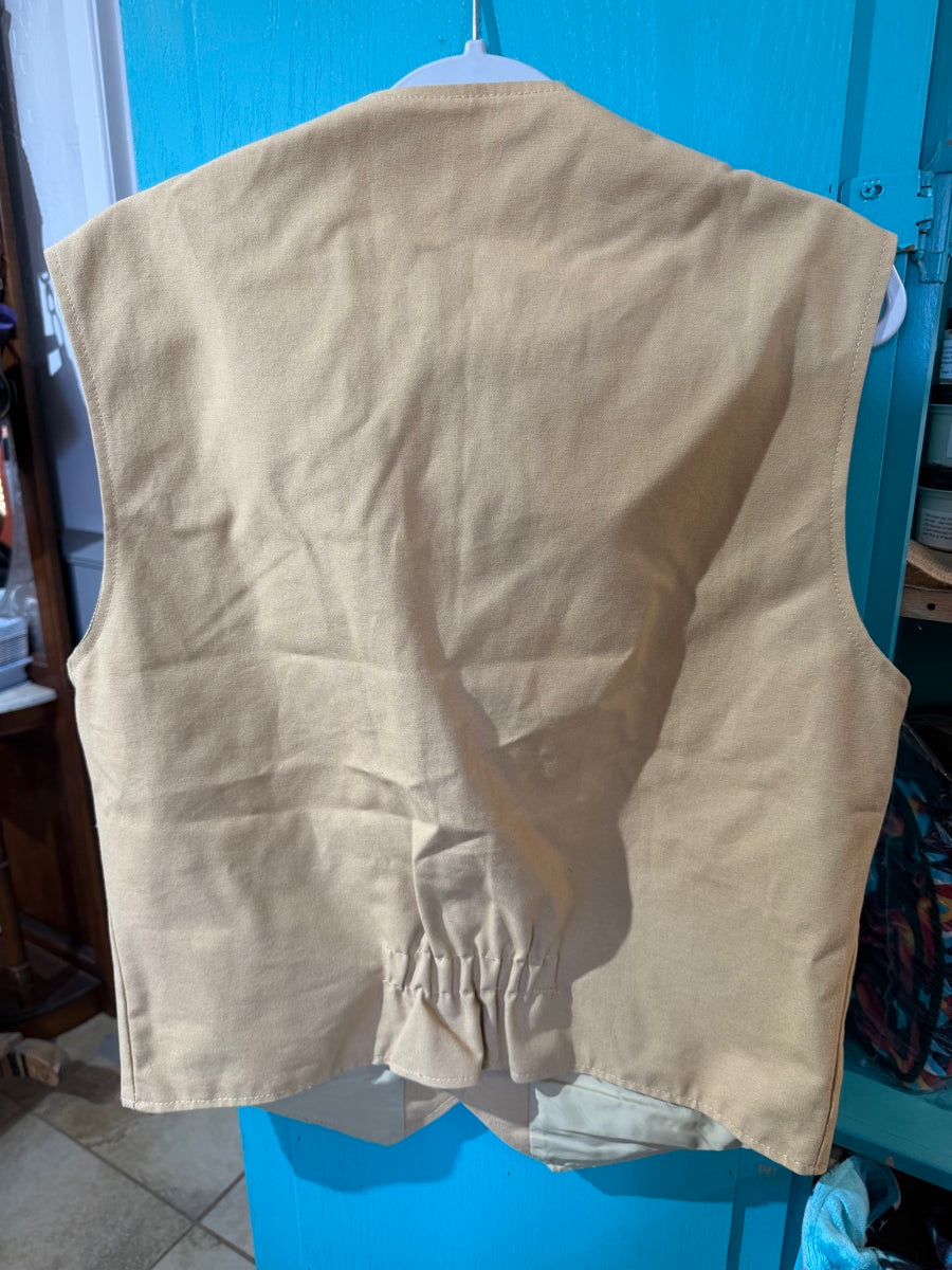 Schaefer Outfitter Mens Tan Cotton Vest Style 705 - Medium     MN1112