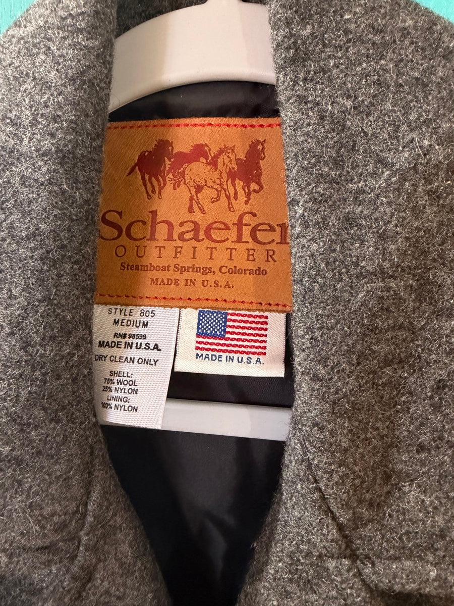 Schaefer Outfitter Mens Wool Vest Style 805 - Medium     MN1111