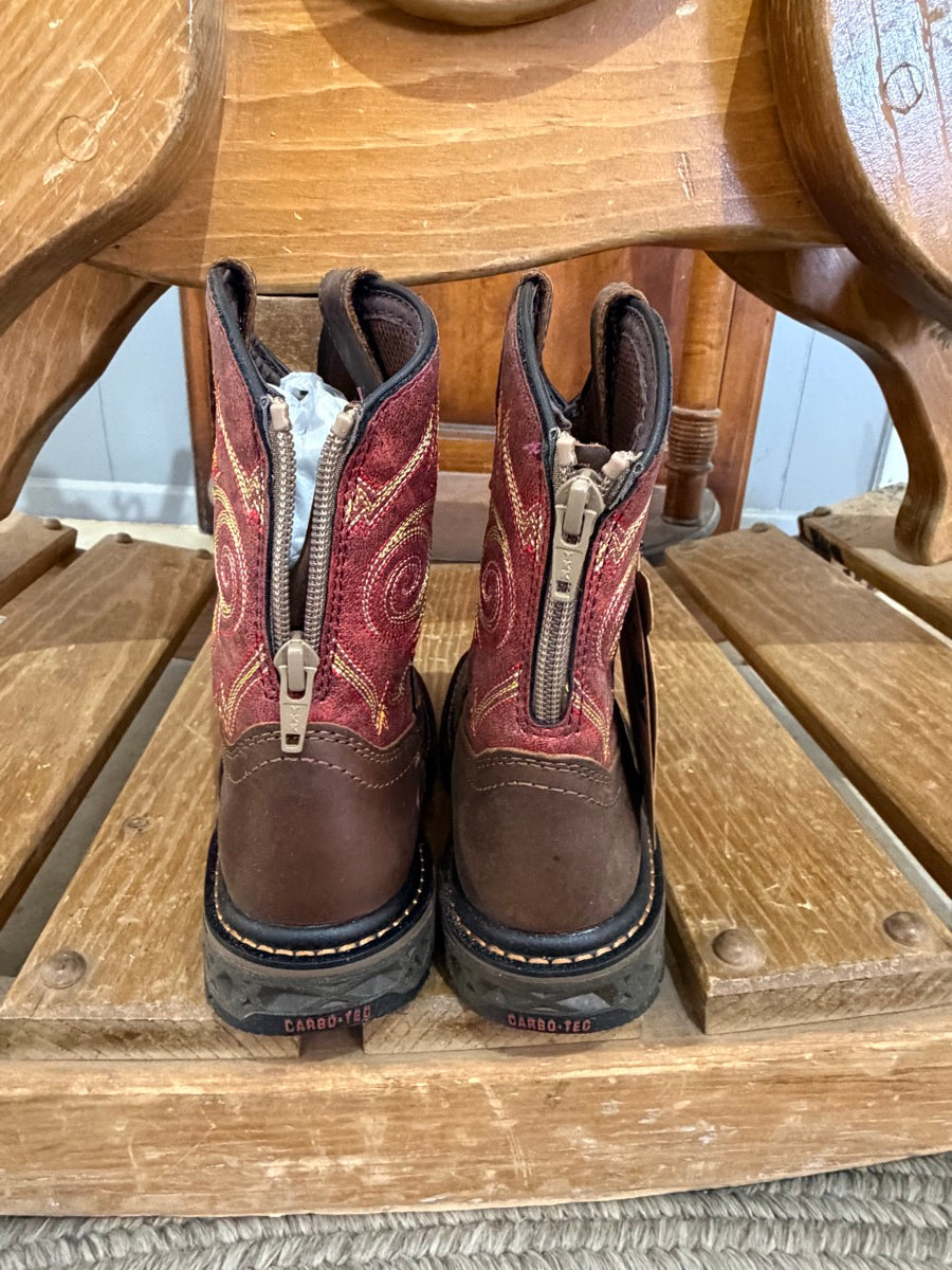 Georgia Boot Carbo-Tec LT Little Kids Pull-On Saddle Boot   GB00341C