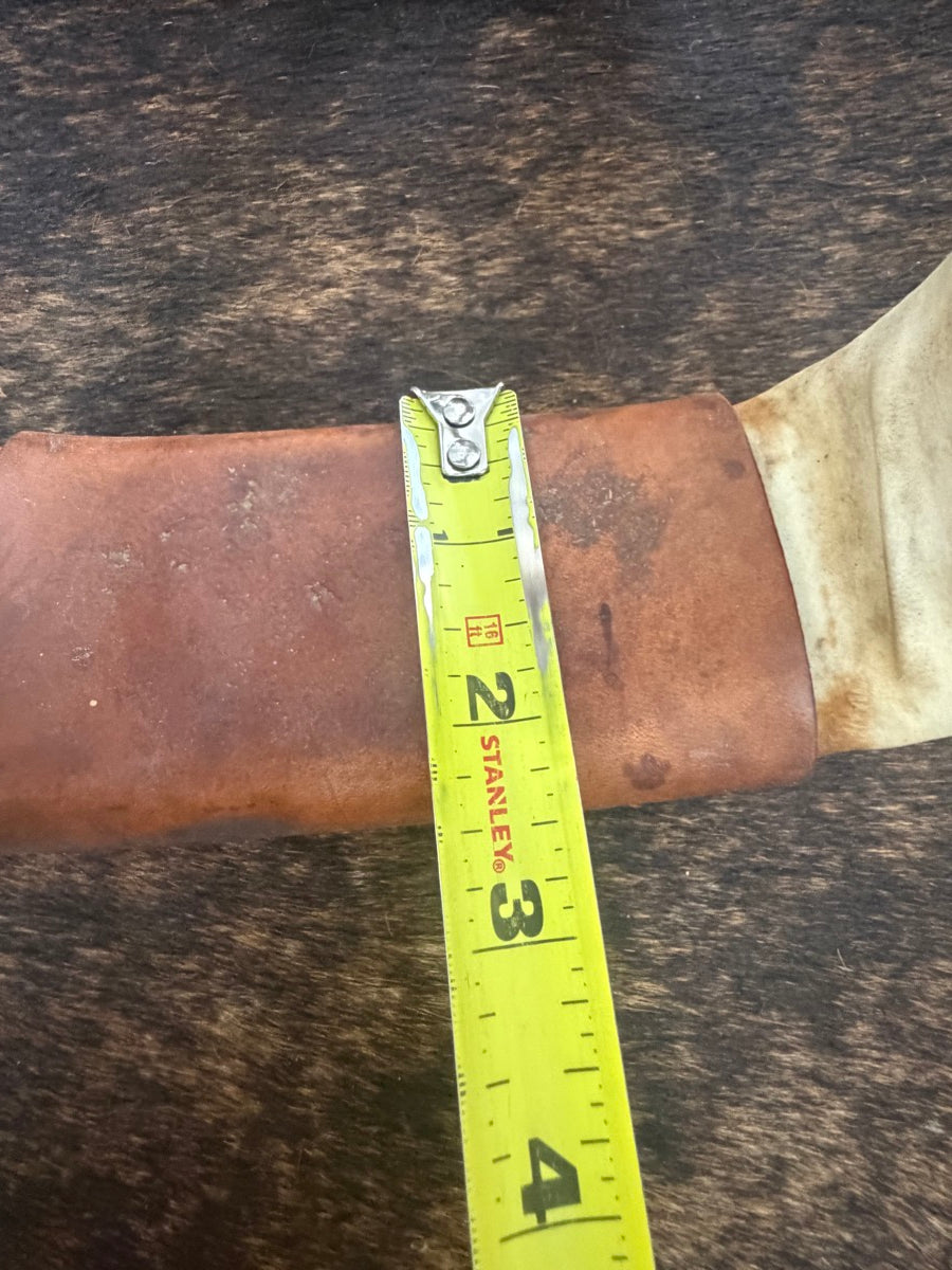 Natural Rawhide Covered Stirrups     STR1120