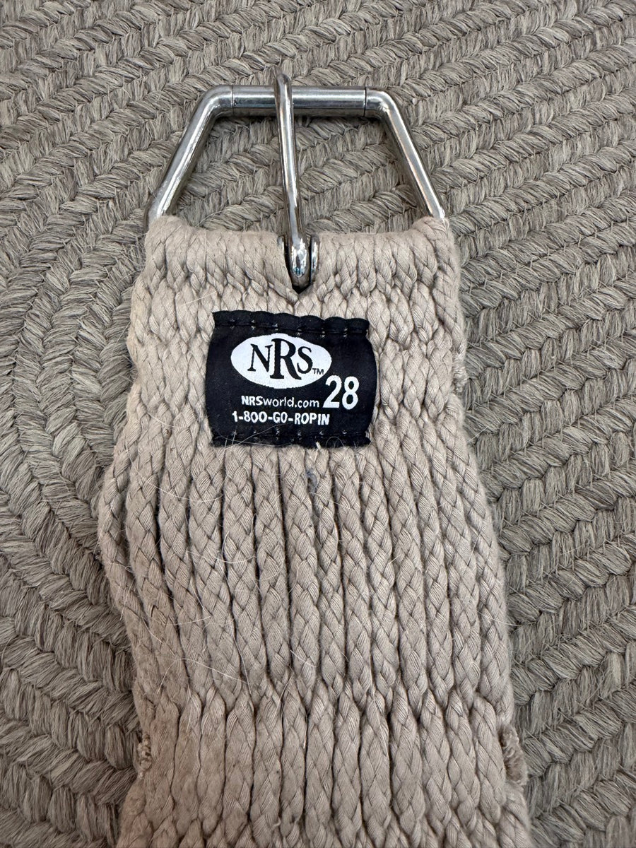 28 inch NRS 27-Strand Grey Bamboo Roper Cinch      CN1171