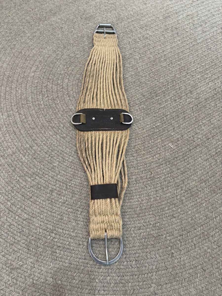 34 inch Weaver Equine 100% Mohair 27-Strand Roper Horse Cinch      CN1168