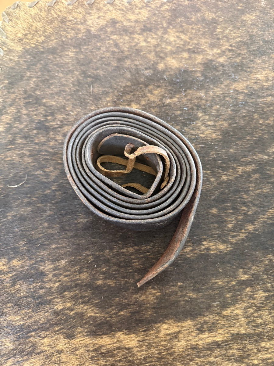 Leather 6 ft Latigo Tie Strap with Holes       LT1119