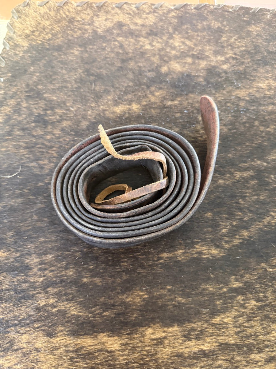 Leather 6 ft Latigo Tie Strap with Holes       LT1119