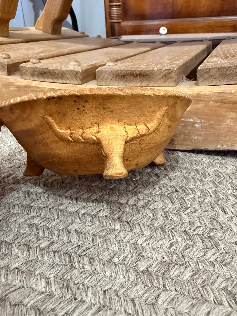 Hand Carved Ethiopian Mango Wood Bowl      HD1121