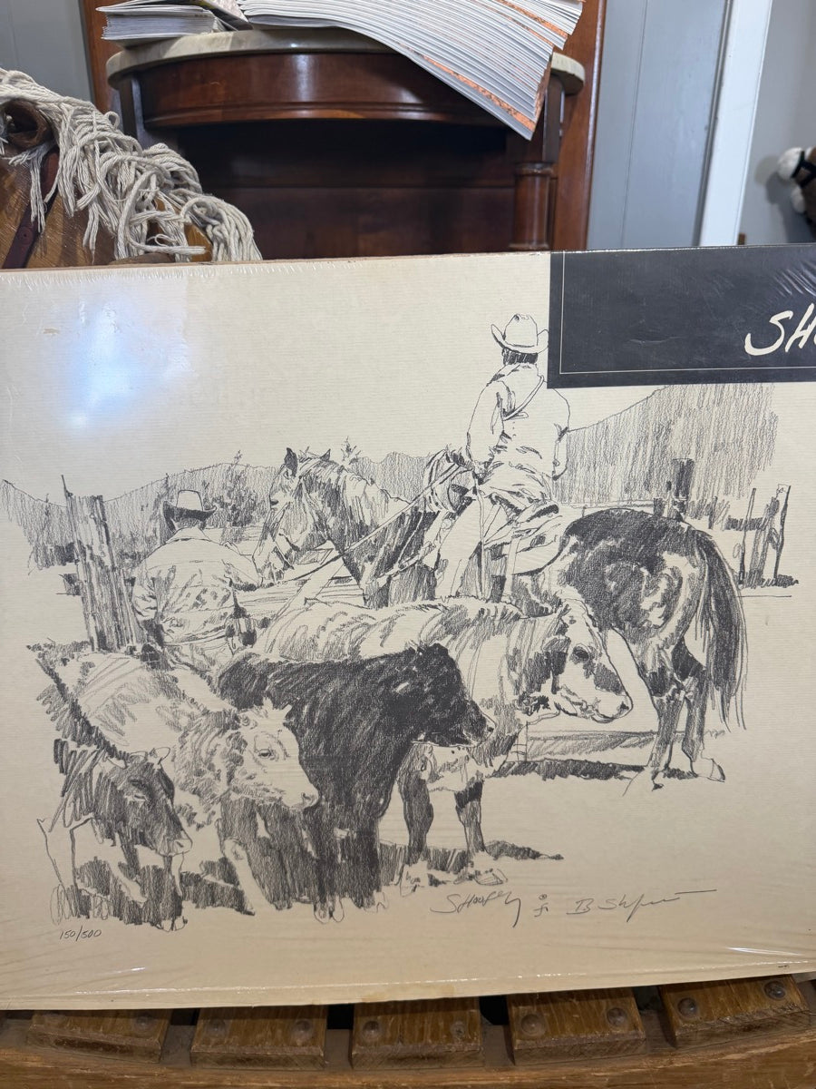 Robert 'Shoofly' Shufelt Limited Edition Western Ranch Work Art Print       HD1128