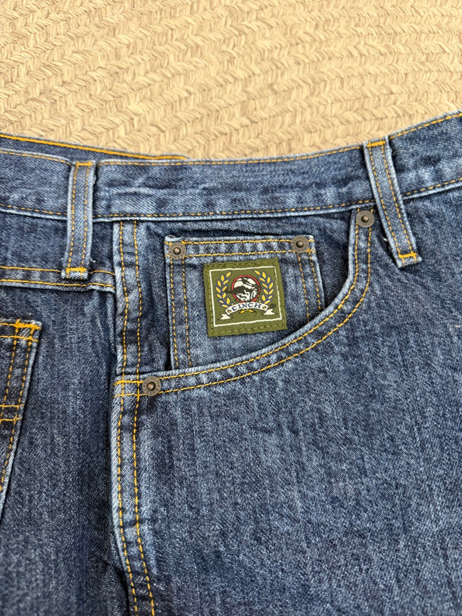 36 x 38 CINCH Mens Green Label Blue Jeans     MN1114