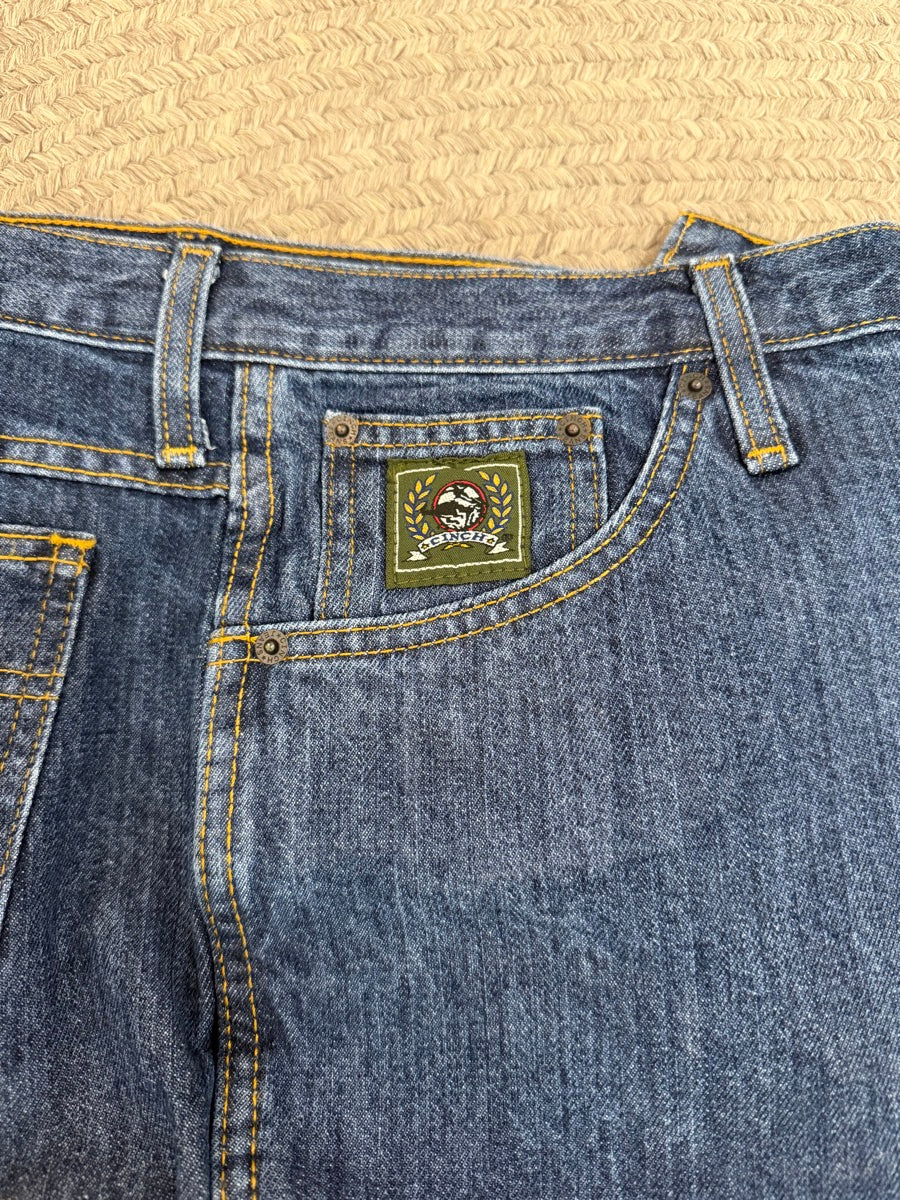 36 x 38 CINCH Mens Green Label Blue Jeans     MN1115