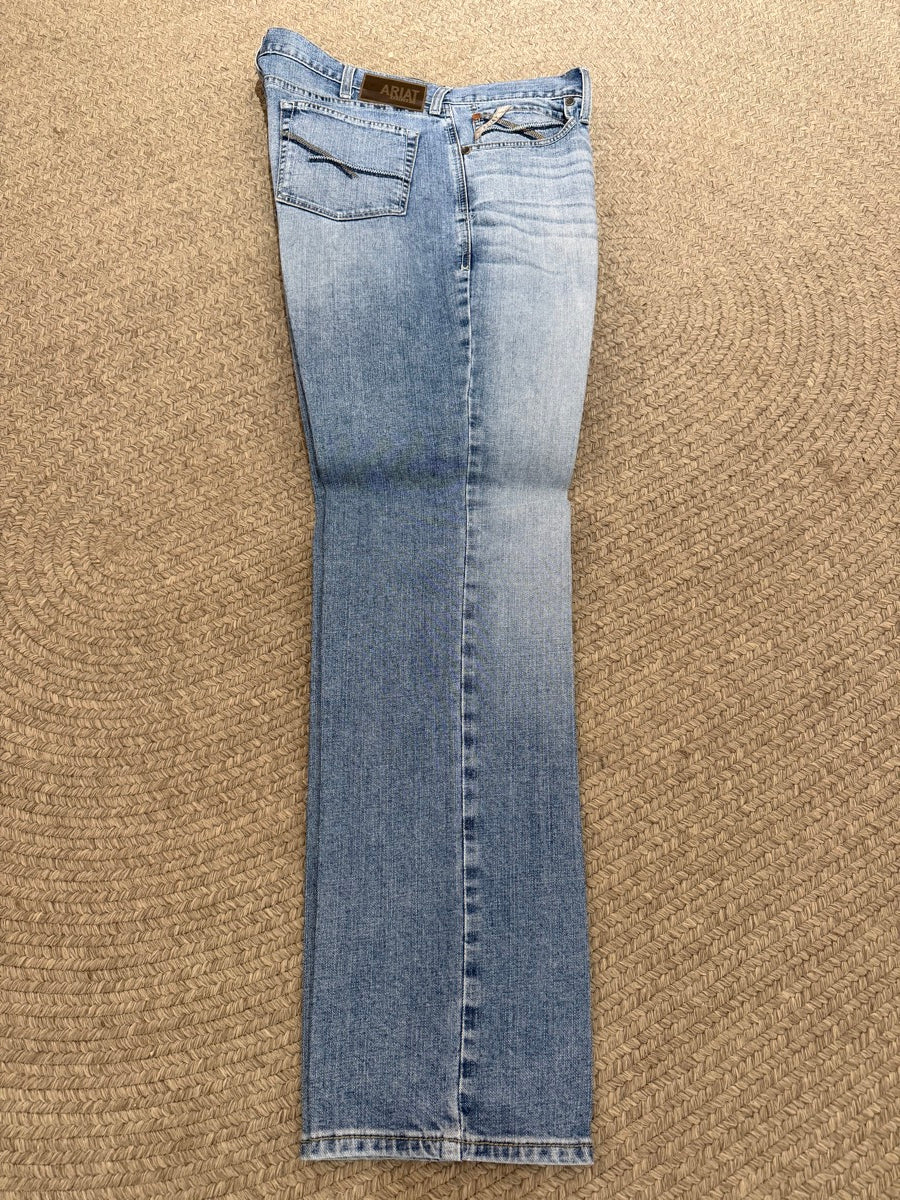 36 x 36 Ariat Mens M4 Relaxed Straight Leg Blue Jeans      MN1122