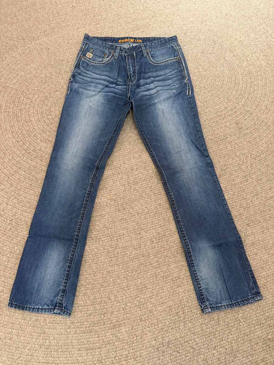 36 x 36 CINCH IAN Mens Blue Jeans     MN1128