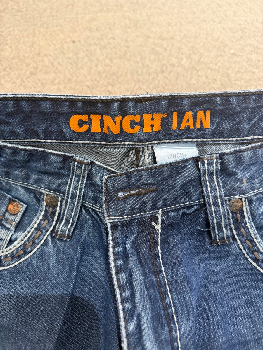 36 x 36 CINCH IAN Mens Blue Jeans     MN1128