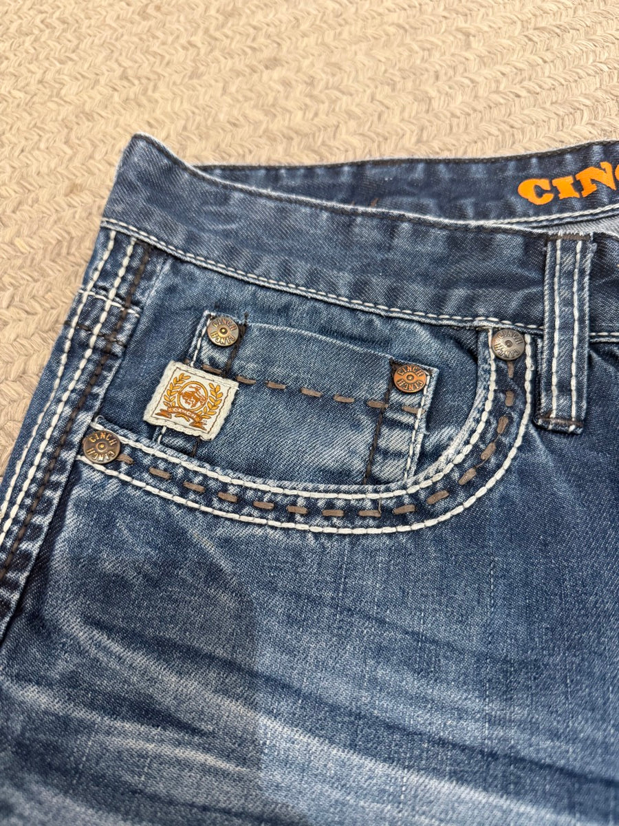 36 x 36 CINCH IAN Mens Blue Jeans     MN1128