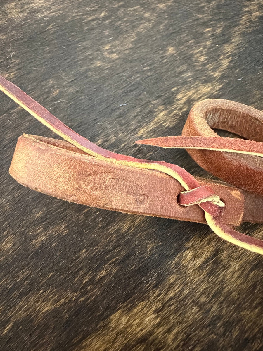 7.5 ft 5/8 in Weaver Leather Harness Leather Split Reins       RN1197