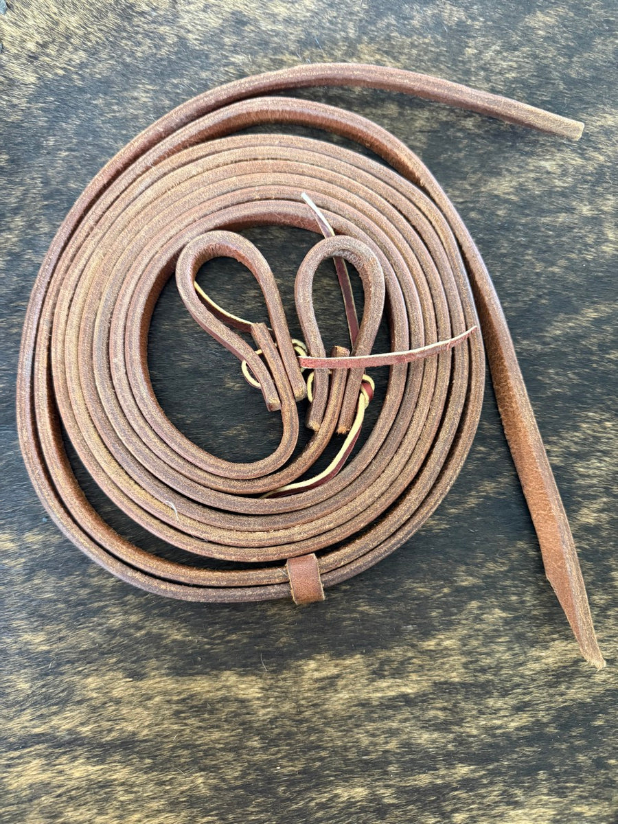 7.5 ft 5/8 in Weaver Leather Harness Leather Split Reins       RN1197