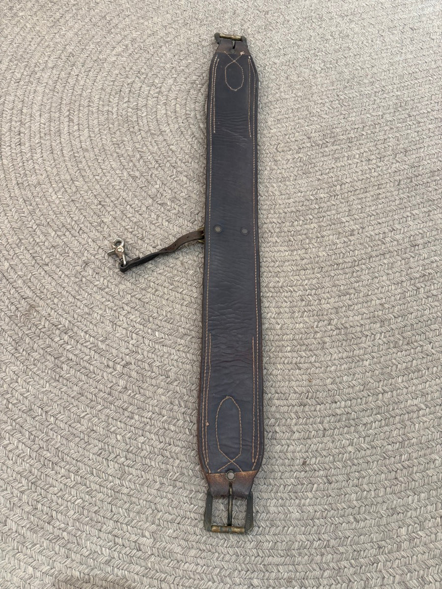 3.5 inch Leather Straight Back Cinch Flank Cinch      CN1172