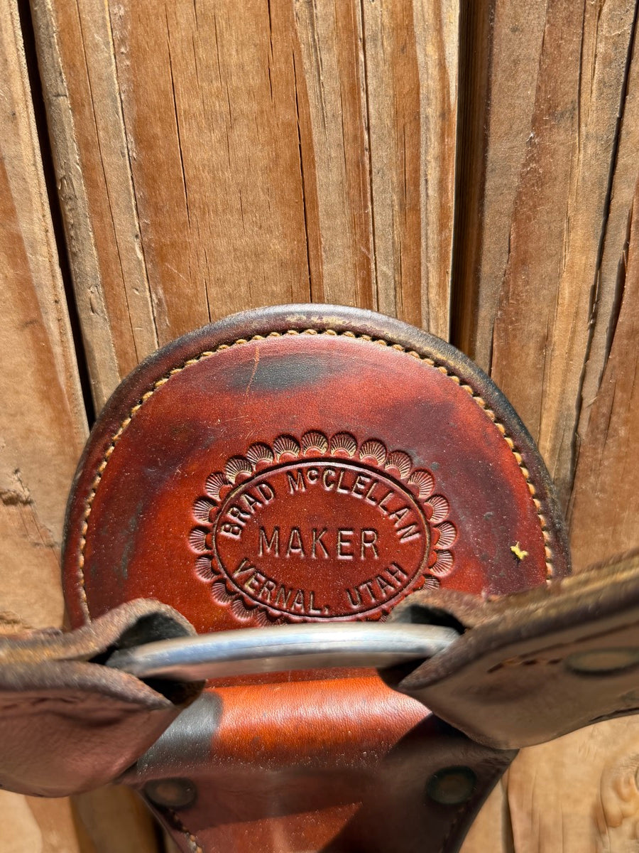 Brad McClellan Leather Breast Collar     BCL1158