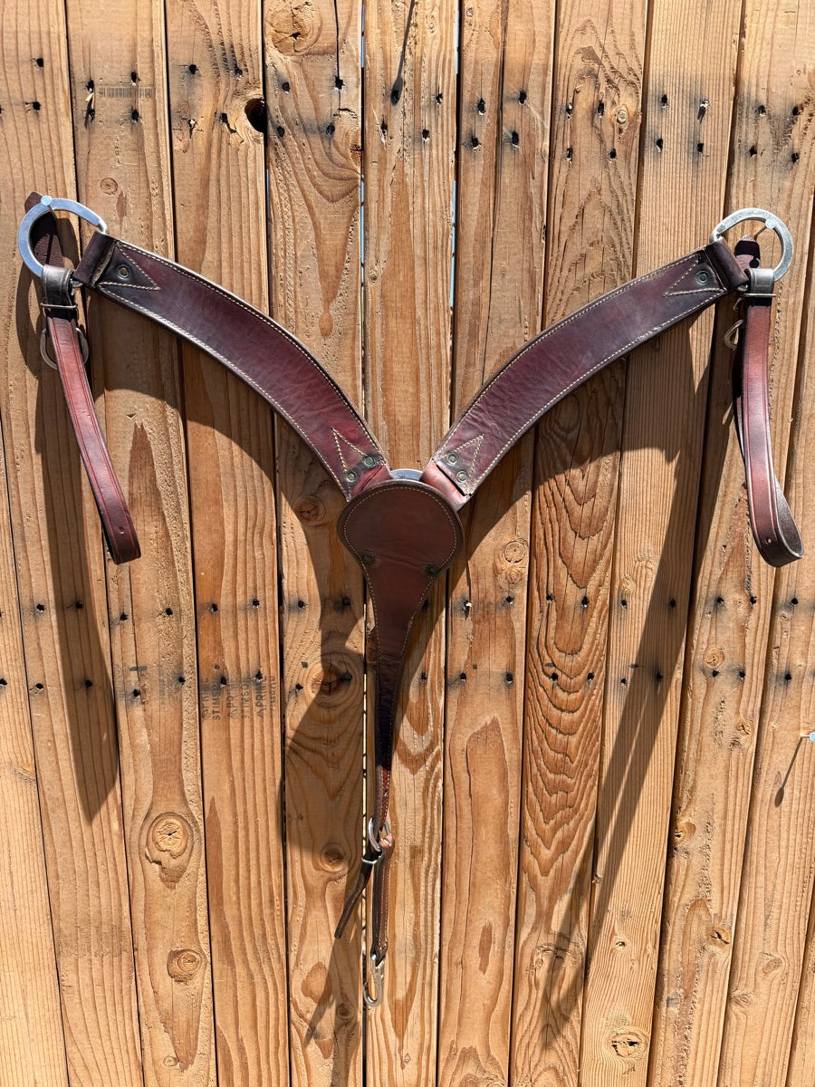 Brad McClellan Leather Breast Collar     BCL1158