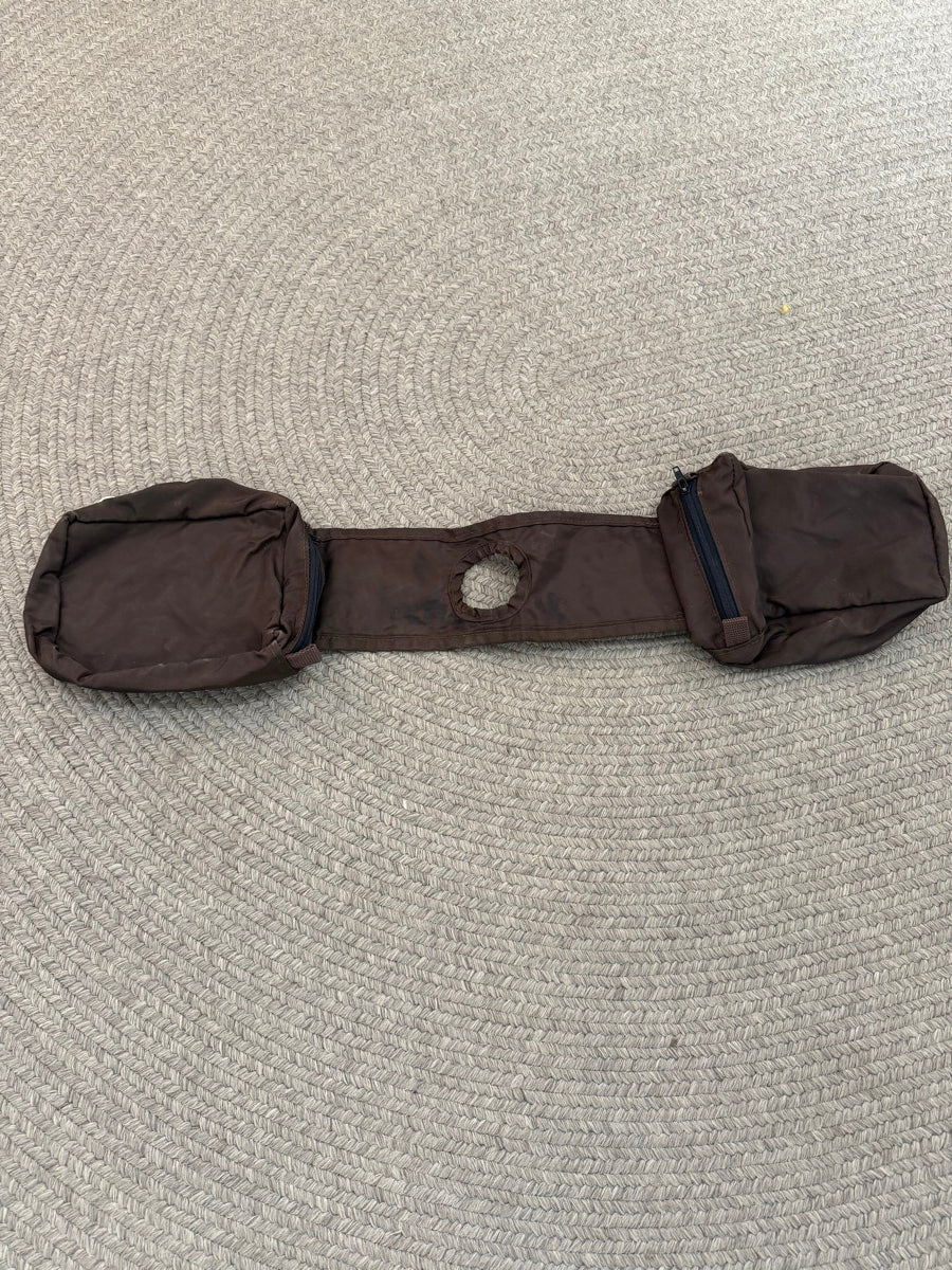 Brown Nylon Pommel Bag        SB1117
