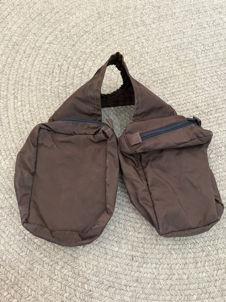 Brown Nylon Pommel Bag        SB1117