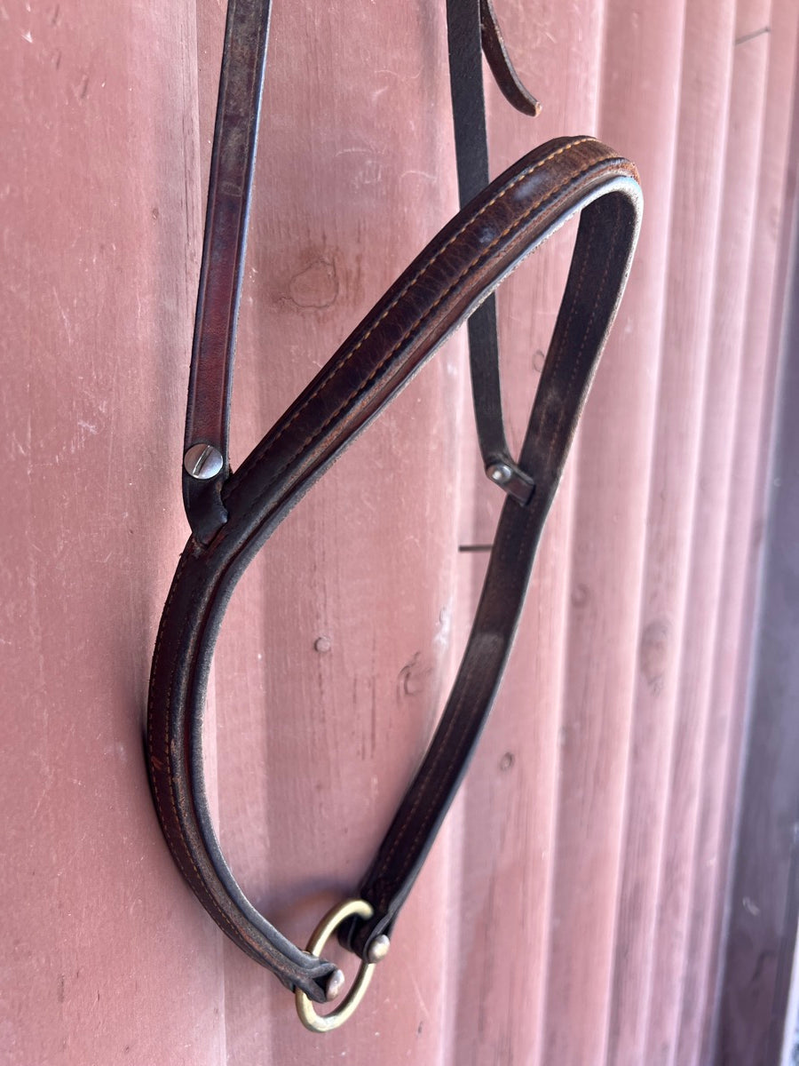 Leather Tie Down Noseband TD1119