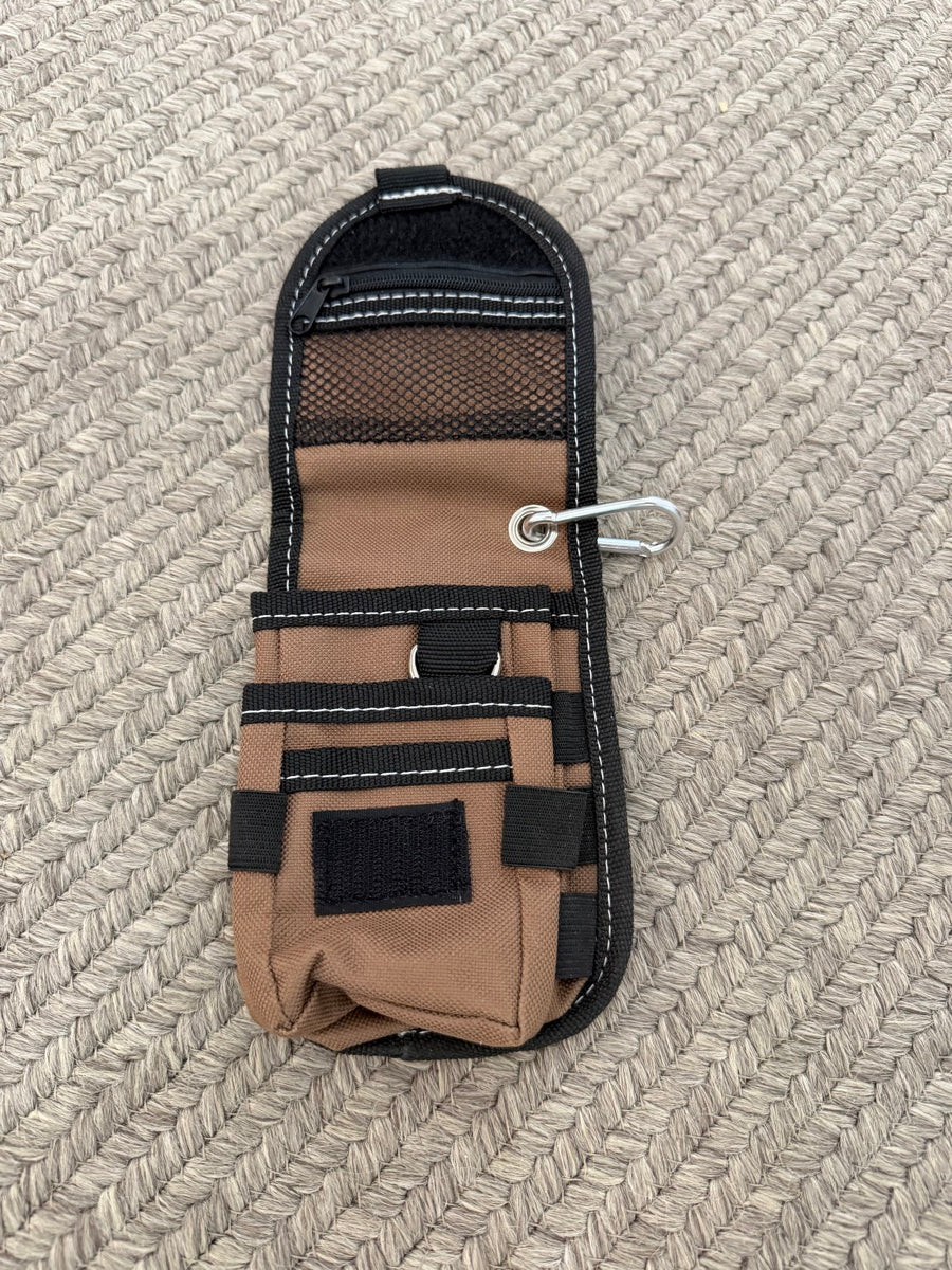 Durable Cordura Nylon Cell Phone & Accessory Case - Brown      SB1119