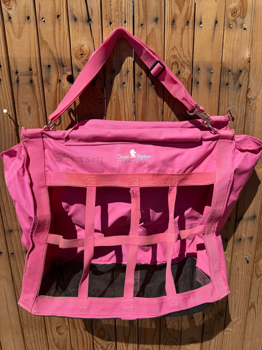 Classic Equine Top Load Raspberry Hot Pink Hay Bag     HA1112