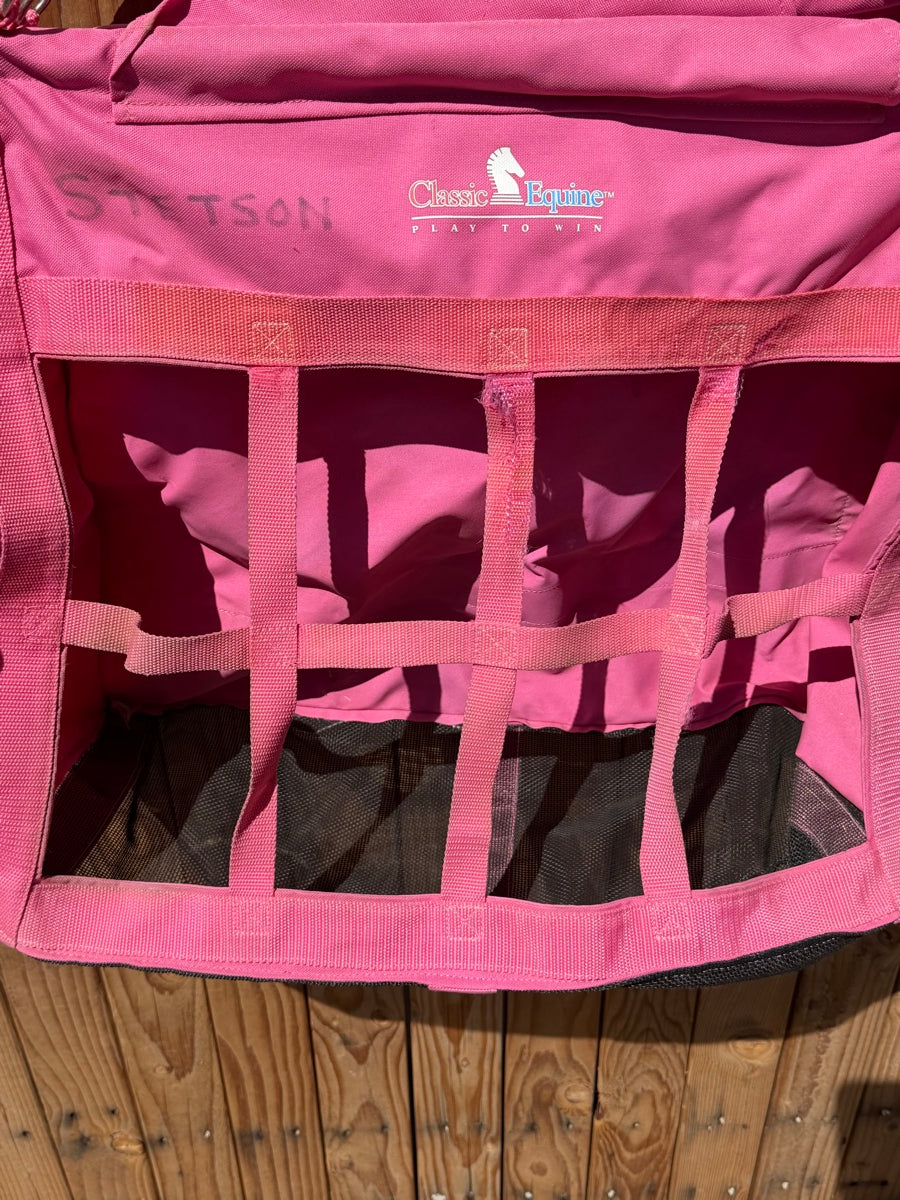 Classic Equine Top Load Raspberry Hot Pink Hay Bag     HA1112