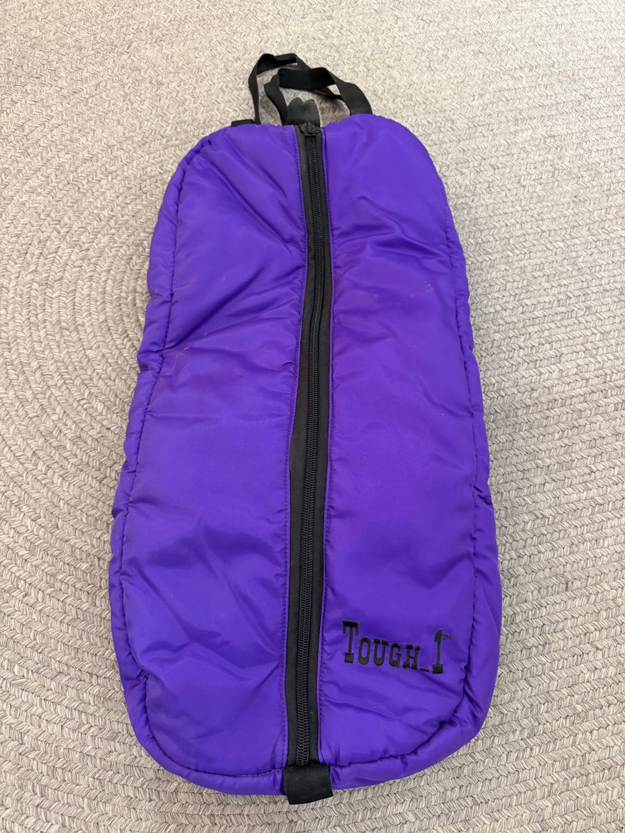 Purple Tough1 Nylon Halter Bridle Bag    GR1113