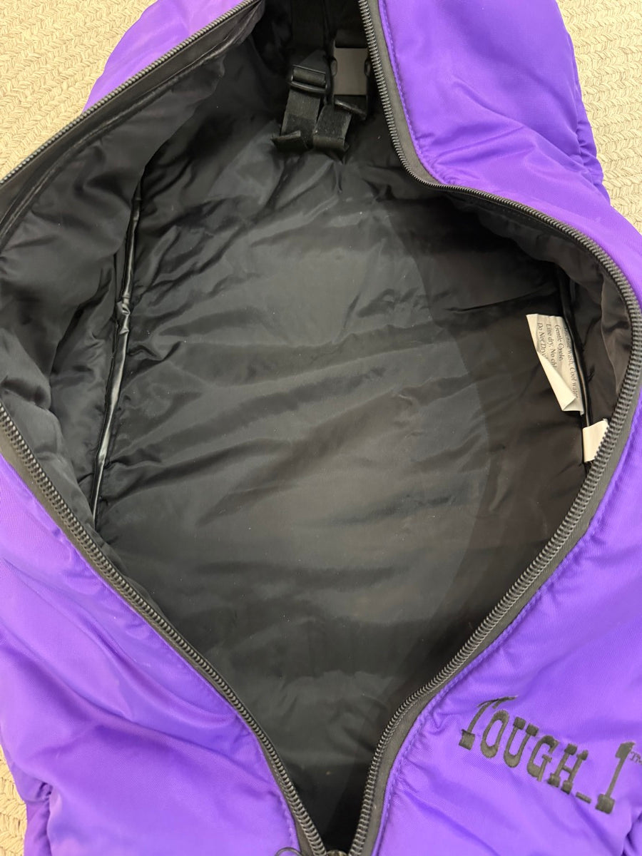 Purple Tough1 Nylon Halter Bridle Bag    GR1113