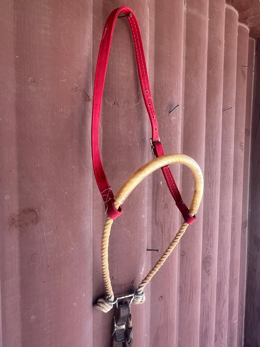 Single Rope Tie Down Noseband with Rubber TD1120