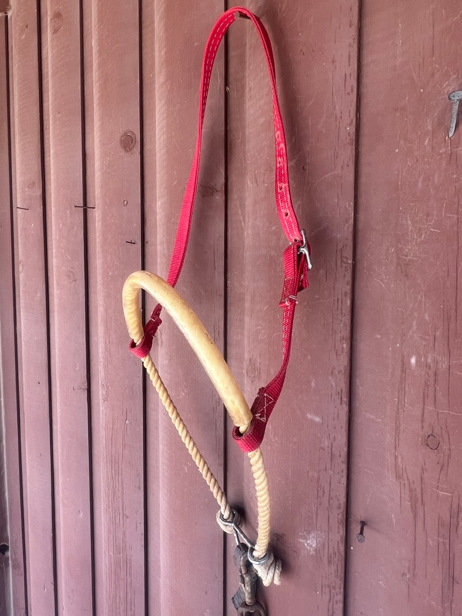Single Rope Tie Down Noseband with Rubber TD1120