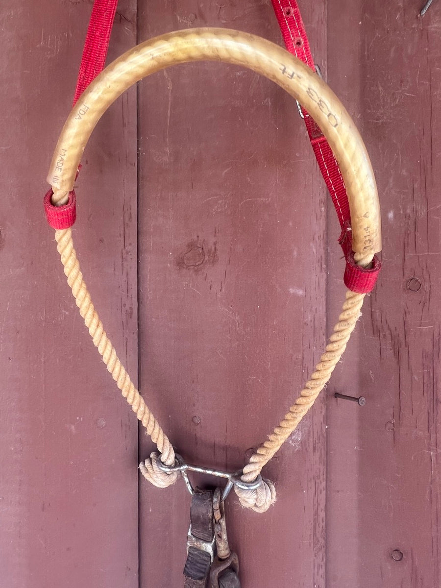 Single Rope Tie Down Noseband with Rubber TD1120