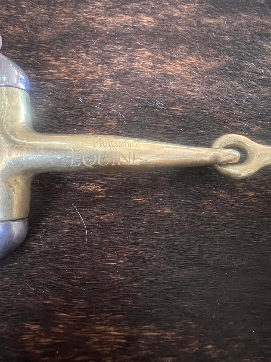 Professional Equine 5" D Ring Copper Mouth Snaffle Bit B1148