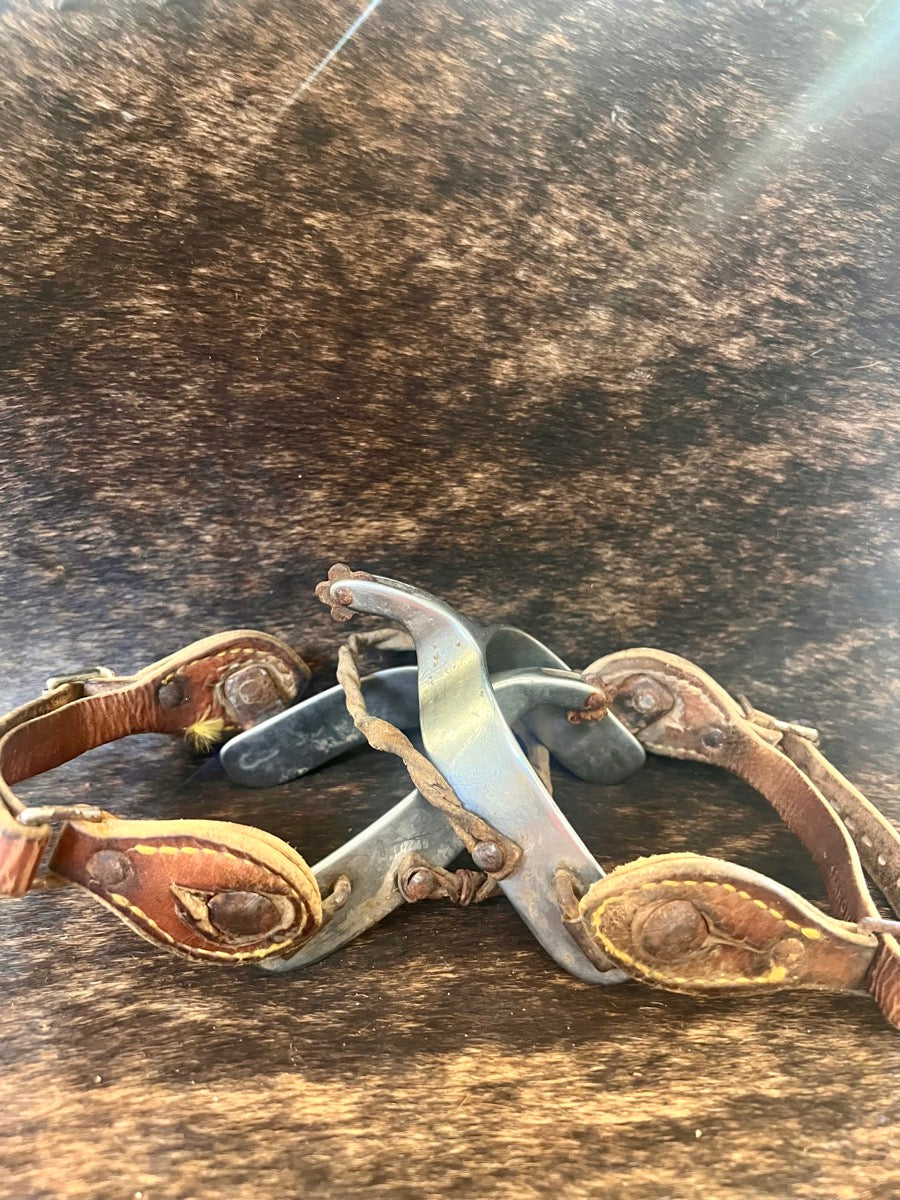 Vintage Bob Blackwood Western Horse Cowboy Rodeo Spurs     SPR1116