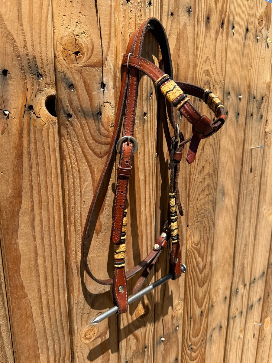 Champion Turf Leather Rawhide Futurity Headstall    HS1224
