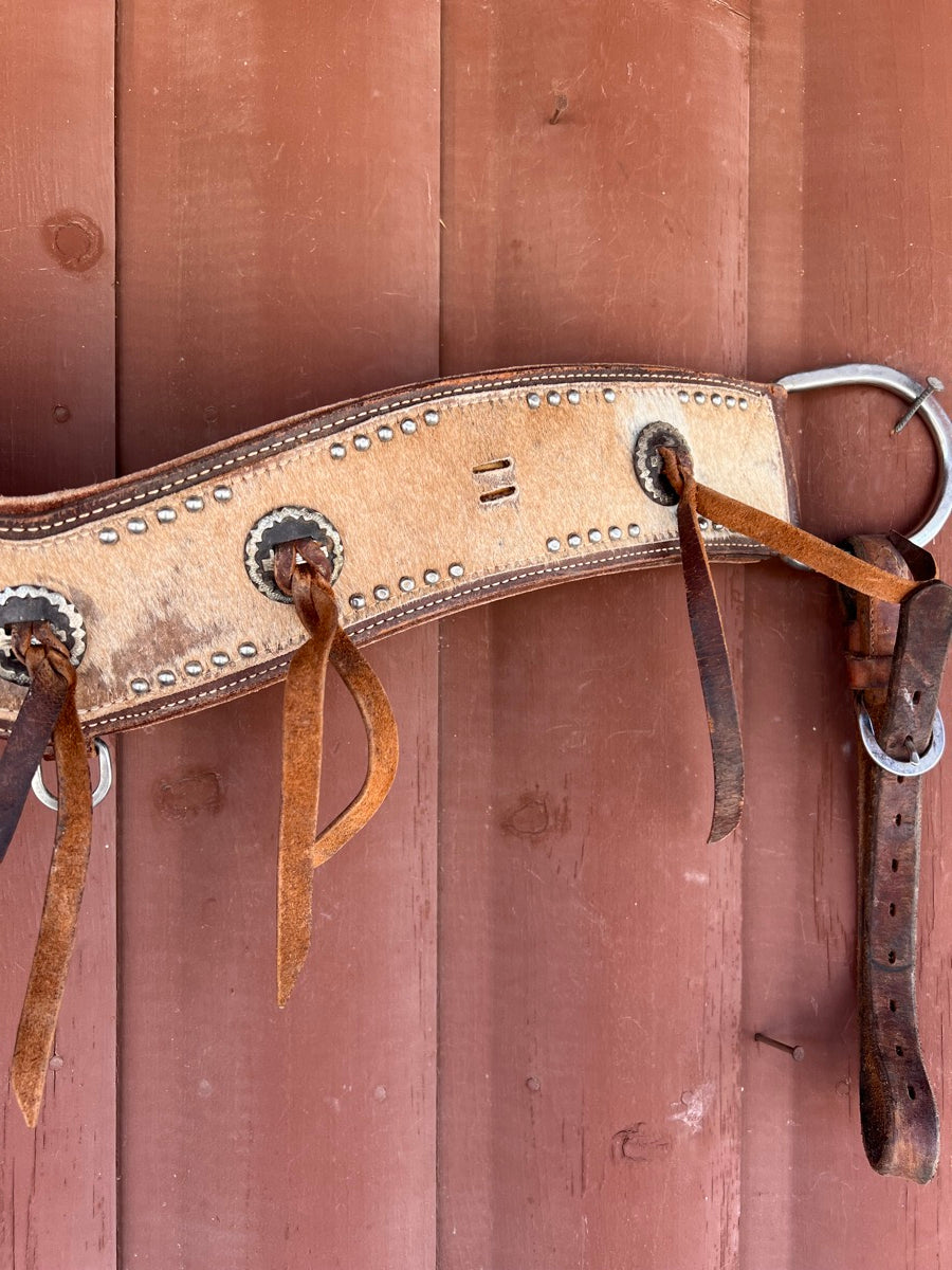 Showman Hair On Hide Western Tripping Collar     BCL1115