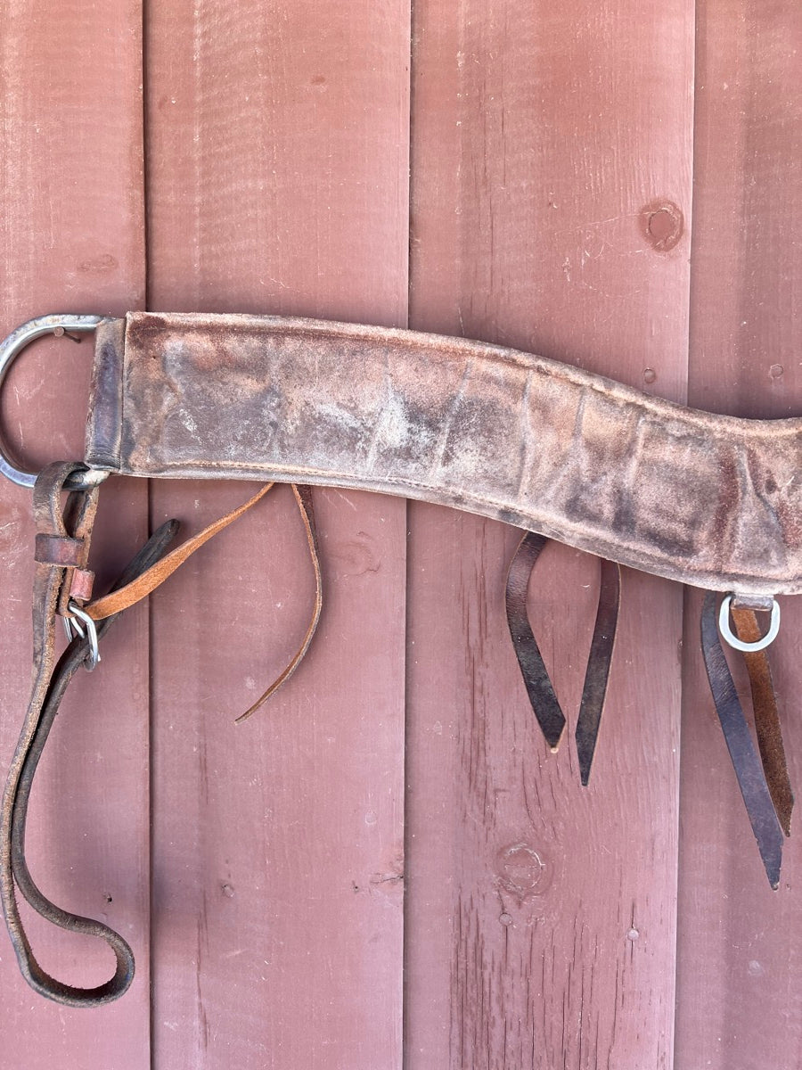 Showman Hair On Hide Western Tripping Collar     BCL1115