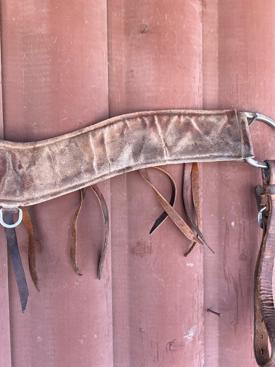 Showman Hair On Hide Western Tripping Collar     BCL1115