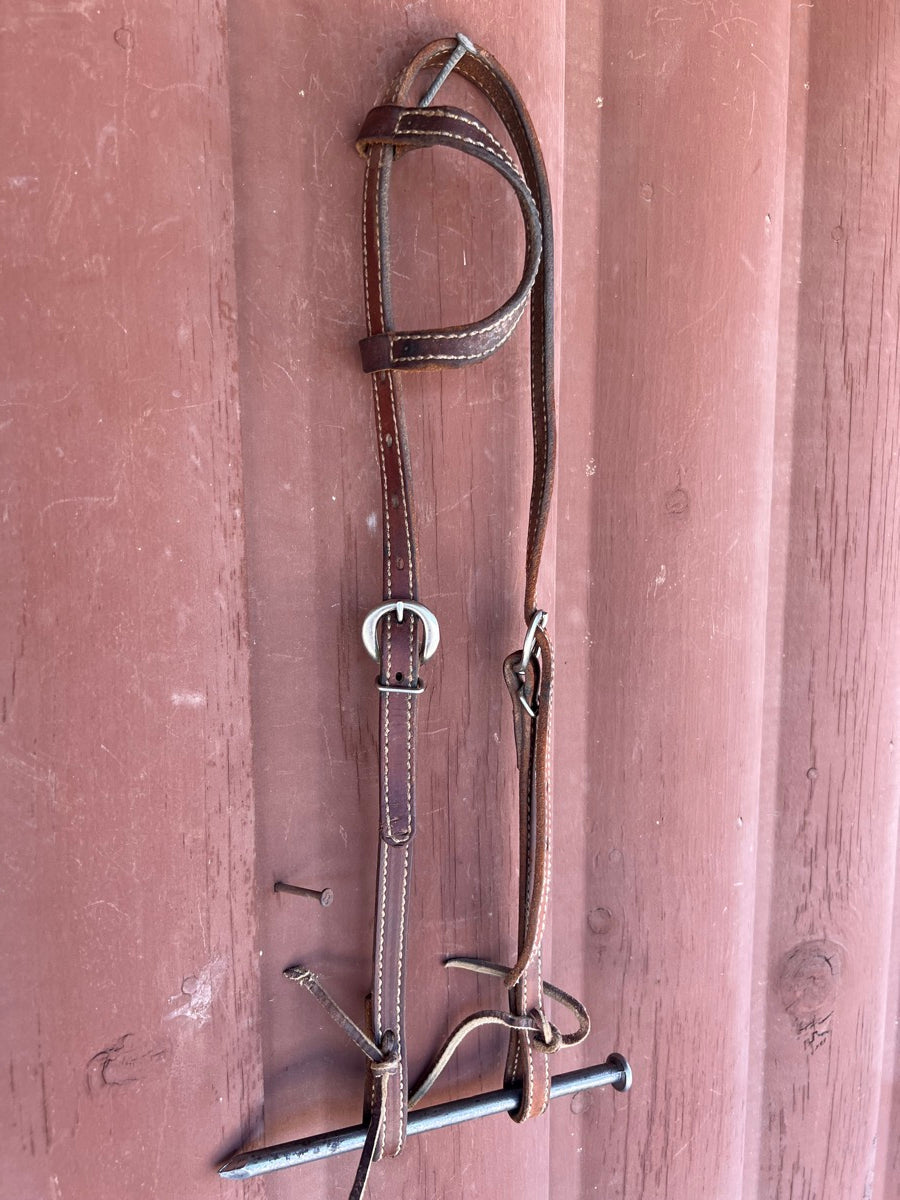 One Ear Leather Headstall    HS1131