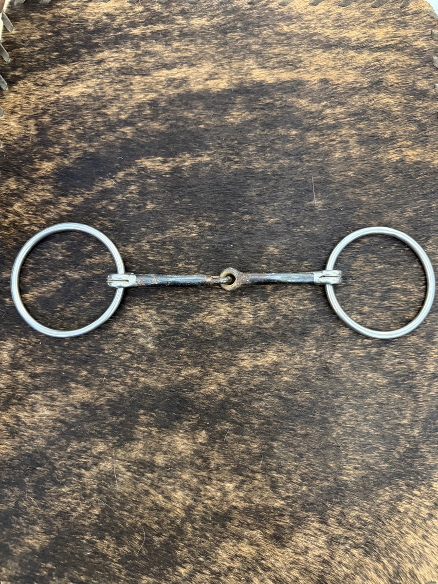 O Ring Snaffle Bit Sweet Iron Mouth        B1315