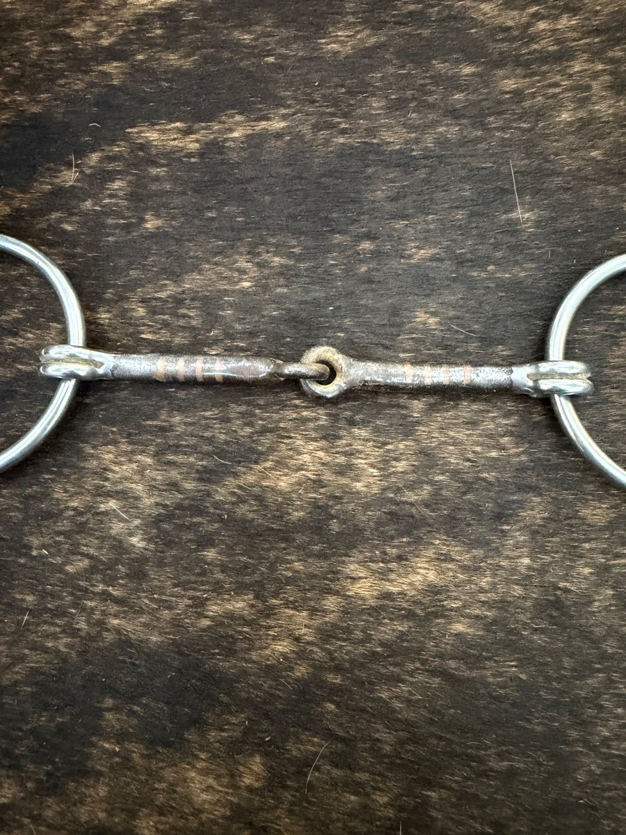 O Ring Snaffle Bit Sweet Iron Mouth        B1315