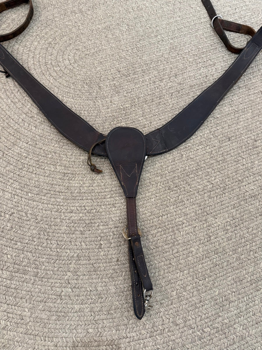 Heavy Oiled Leather Pulling Collar     BCL1162