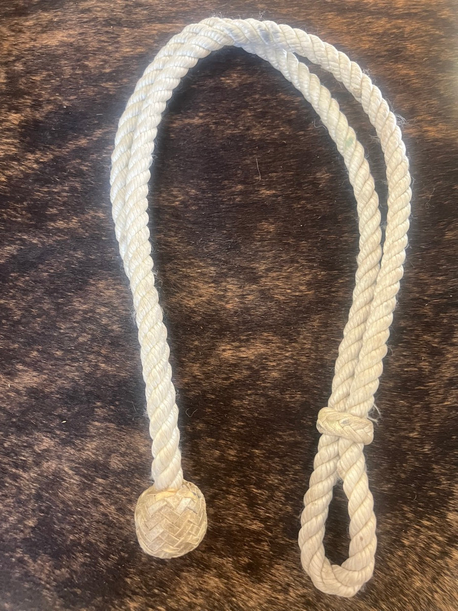 Calf Roper Neck Rope with Rawhide Knot – JLM The Store