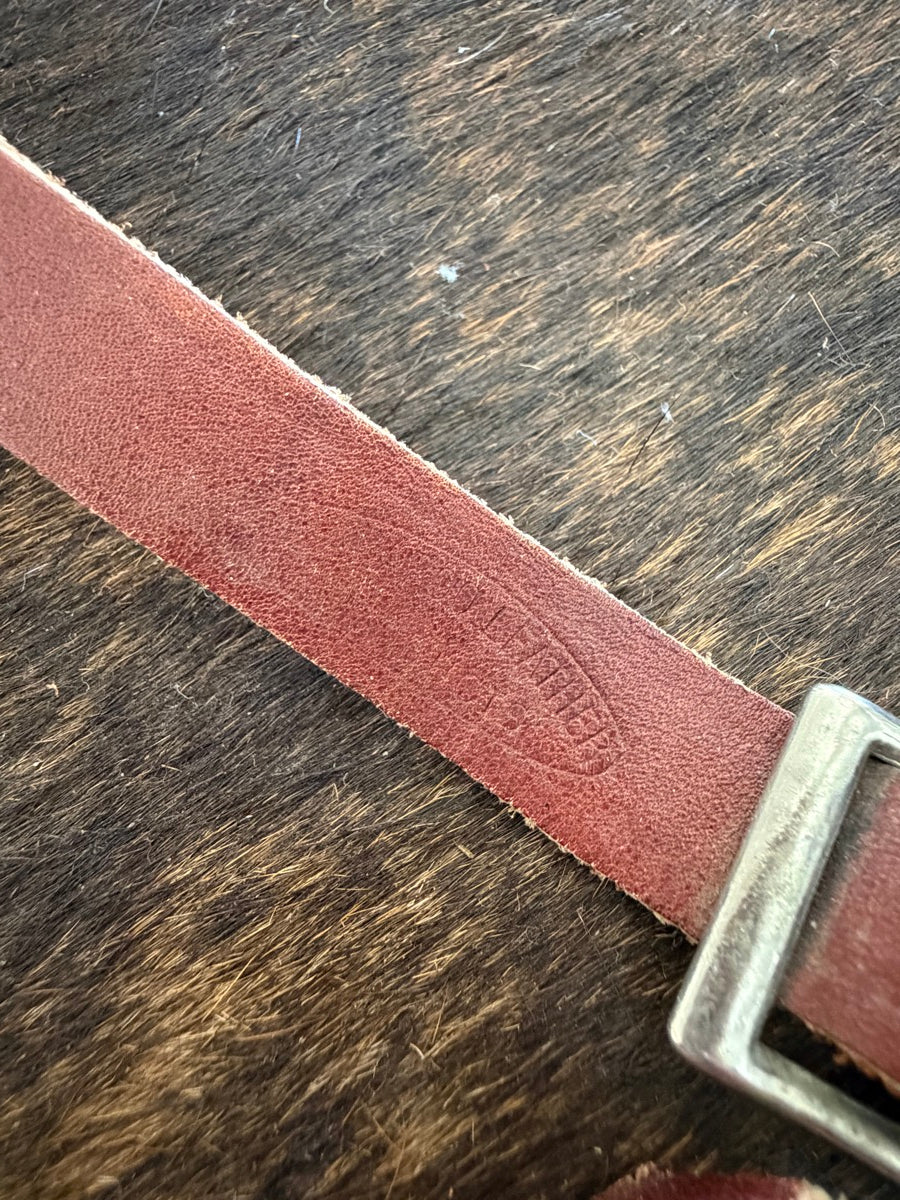 6.5 ft Buckaroo Leather Flat Leather Split Reins     RN1219
