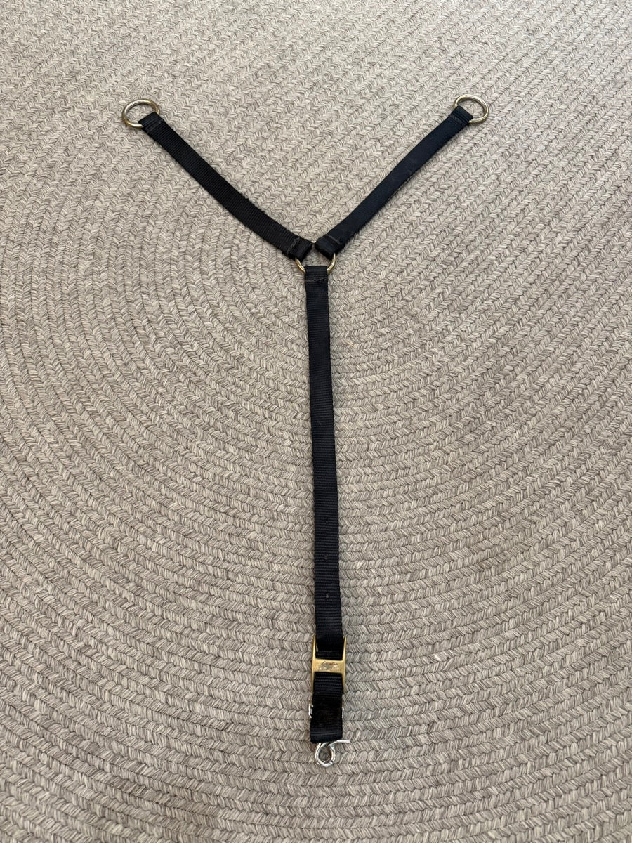 Black Nylon German Martingale     MRT1115