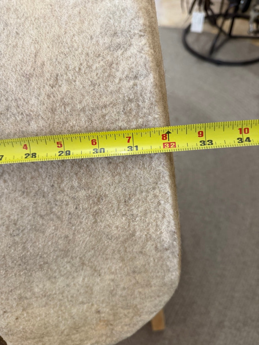 32" x 1 1/8" 5 Star Contoured Wool Saddle Pad      SP1164