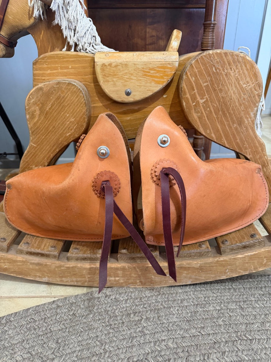 Leather Tapaderos Stirrups       STR1130